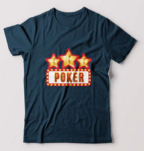 Load image into Gallery viewer, Poker T-Shirt for Men-Petrol Blue-Ektarfa.online
