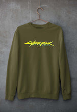 Load image into Gallery viewer, Cyberpunk Unisex Sweatshirt for Men/Women-Olive Green-Ektarfa.online