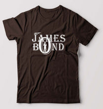 Load image into Gallery viewer, James Bond (007) T-Shirt for Men-Coffee Brown-Ektarfa.online