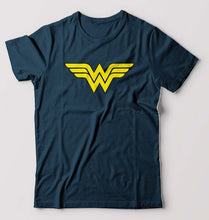 Load image into Gallery viewer, Wonder Woman Superhero T-Shirt for Men-Petrol blue-Ektarfa.online