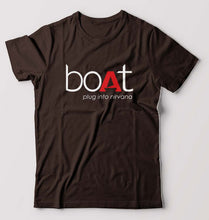 Load image into Gallery viewer, Boat T-Shirt for Men-Coffee Brown-Ektarfa.online