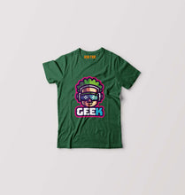 Load image into Gallery viewer, Geek Kids T-Shirt for Boy/Girl-Dark Green-Ektarfa.online