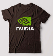 Load image into Gallery viewer, Nvidia T-Shirt for Men-Coffee Brown-Ektarfa.online