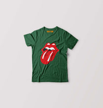 Load image into Gallery viewer, Rolling Stones Kids T-Shirt for Boy/Girl-Bottle green-Ektarfa.online