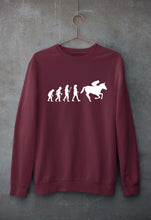 Load image into Gallery viewer, Horse Riding Unisex Sweatshirt for Men/Women-Maroon-Ektarfa.online