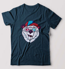 Load image into Gallery viewer, Bear T-Shirt for Men-Petrol Blue-Ektarfa.online