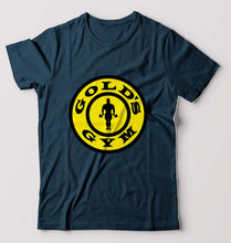 Load image into Gallery viewer, Gold's Gym T-Shirt for Men-Petrol Blue-Ektarfa.online