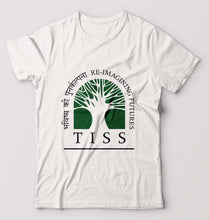 Load image into Gallery viewer, Tata Institute of Social Sciences (TISS) T-Shirt for Men-White-Ektarfa.online