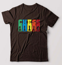 Load image into Gallery viewer, Chess T-Shirt for Men-Coffee Brown-Ektarfa.online
