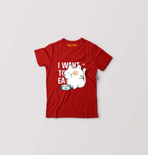 Load image into Gallery viewer, Cat Kids T-Shirt for Boy/Girl-Red-Ektarfa.online