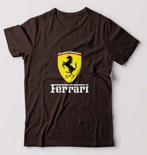 Load image into Gallery viewer, Ferrari T-Shirt for Men-Coffee Brown-Ektarfa.online