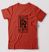 Load image into Gallery viewer, Rolls Royce T-Shirt for Men-Brick red-Ektarfa.online