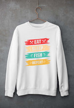 Load image into Gallery viewer, Fishing Unisex Sweatshirt for Men/Women-White-Ektarfa.online