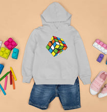 Load image into Gallery viewer, Rubik's Cube Kids Hoodie for Boy/Girl-Grey-Ektarfa.online