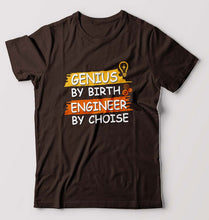 Load image into Gallery viewer, Genius Engineer T-Shirt for Men-Coffee Brown-Ektarfa.online