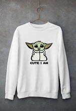 Load image into Gallery viewer, Yoda Star Wars Unisex Sweatshirt for Men/Women-White-Ektarfa.online