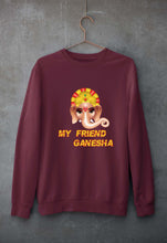 Load image into Gallery viewer, Ganpati JI(Ganesh) Unisex Sweatshirt for Men/Women-Maroon-Ektarfa.online