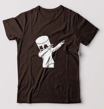 Load image into Gallery viewer, Dab Marshmello T-Shirt for Men-Coffee Brown-Ektarfa.online