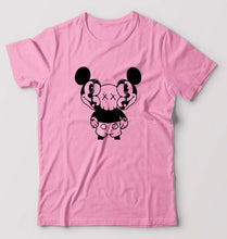 Load image into Gallery viewer, Kaws Mickey T-Shirt for Men-Light Baby Pink-Ektarfa.online