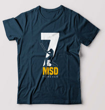 Load image into Gallery viewer, MS Dhoni (MSD) T-Shirt for Men-Petrol Blue-Ektarfa.online