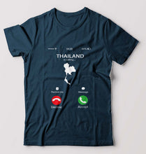 Load image into Gallery viewer, Thailand Calling T-Shirt for Men-Petrol Blue-Ektarfa.online