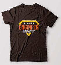 Load image into Gallery viewer, Engineer T-Shirt for Men-Coffee Brown-Ektarfa.online