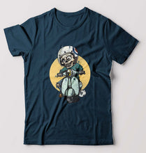 Load image into Gallery viewer, Skull T-Shirt for Men-Petrol Blue-Ektarfa.online