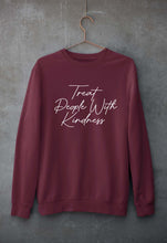 Load image into Gallery viewer, treat people.with kindness harry styles Unisex Sweatshirt for Men/Women-Maroon-Ektarfa.online