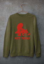 Load image into Gallery viewer, Rocket Raccoon Lazy Not Today Unisex Sweatshirt for Men/Women-Olive Green-Ektarfa.online
