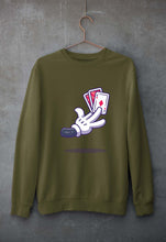 Load image into Gallery viewer, Poker Unisex Sweatshirt for Men/Women-Olive Green-Ektarfa.online