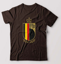 Load image into Gallery viewer, Belgium Football T-Shirt for Men-Coffee Brown-Ektarfa.online