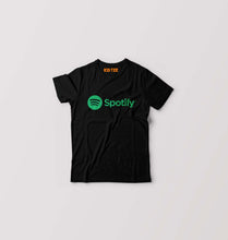 Load image into Gallery viewer, Spotify T-Shirt for Boy/Girl-Black-Ektarfa.online
