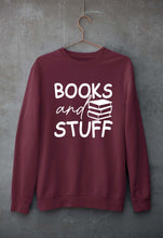 Load image into Gallery viewer, Books Unisex Sweatshirt for Men/Women-Maroon-Ektarfa.online