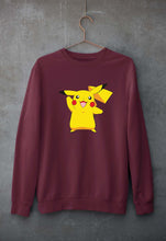 Load image into Gallery viewer, Pikachu Unisex Sweatshirt for Men/Women-Maroon-Ektarfa.online