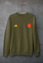Load image into Gallery viewer, Spain Football Unisex Sweatshirt for Men/Women-Olive Green-Ektarfa.online