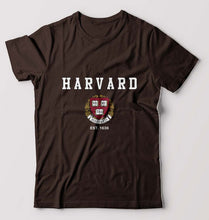 Load image into Gallery viewer, Harvard T-Shirt for Men-Coffee Brown-Ektarfa.online