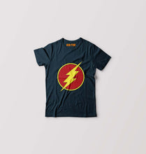 Load image into Gallery viewer, Flash Superhero Kids T-Shirt for Boy/Girl-Petrol blue-Ektarfa.online