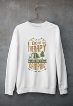 Load image into Gallery viewer, Camping Unisex Sweatshirt for Men/Women-White-Ektarfa.online