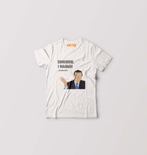 Load image into Gallery viewer, Michael Scott Kids T-Shirt for Boy/Girl-White-Ektarfa.online