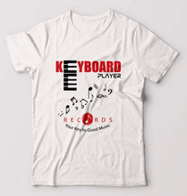 Load image into Gallery viewer, Piano Keyboard T-Shirt for Men-White-Ektarfa.online