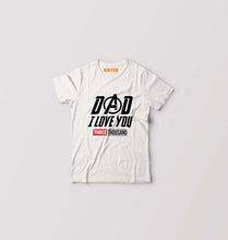 Load image into Gallery viewer, Dad I Love You 3000 Kids T-Shirt for Boy/Girl-White-Ektarfa.online