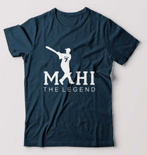 Load image into Gallery viewer, MS Dhoni (MSD) T-Shirt for Men-Petrol Blue-Ektarfa.online