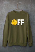 Load image into Gallery viewer, Emoji Off Unisex Sweatshirt for Men/Women-Olive Green-Ektarfa.online