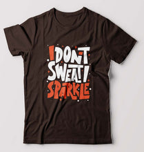 Load image into Gallery viewer, Gym Sweat T-Shirt for Men-Coffee Brown-Ektarfa.online