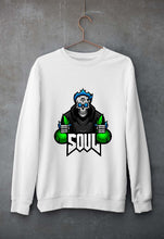 Load image into Gallery viewer, Battlegrounds Mobile India (BGMI) Soul Esport Unisex Sweatshirt for Men/Women-White-Ektarfa.online