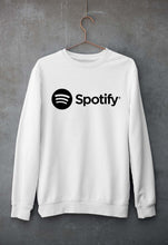 Load image into Gallery viewer, Spotify Unisex Sweatshirt for Men/Women-White-Ektarfa.online