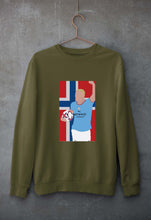 Load image into Gallery viewer, Erling Haaland Unisex Sweatshirt for Men/Women-Olive Green-Ektarfa.online