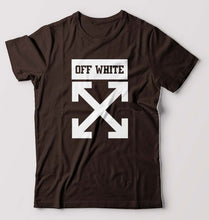 Load image into Gallery viewer, Off White T-Shirt for Men-Coffee Brown-Ektarfa.online