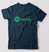 Load image into Gallery viewer, Spotify T-Shirt for Men-Petrol Blue-Ektarfa.online