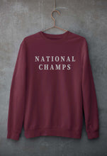 Load image into Gallery viewer, National Champs Unisex Sweatshirt for Men/Women-Maroon-Ektarfa.online